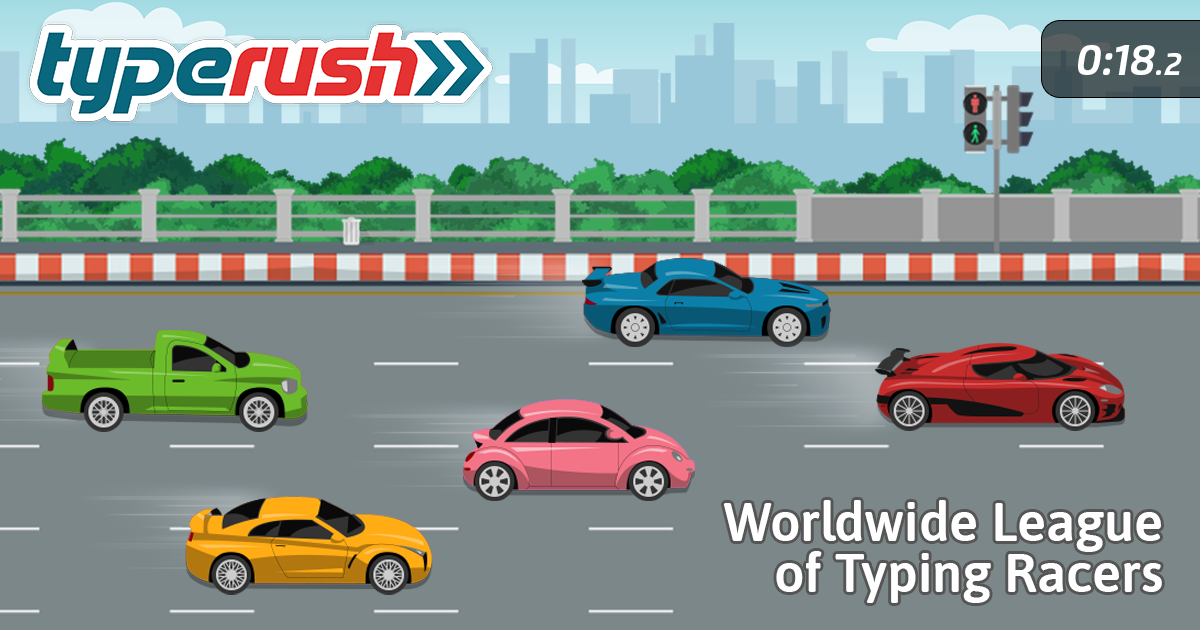 TypeRacer:A fun way to increase your typing speed while racing against  others. You can enter an online typing race…